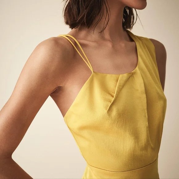 NWT REISS | Sara Satin Cocktail Dress - Picture 4 of 8